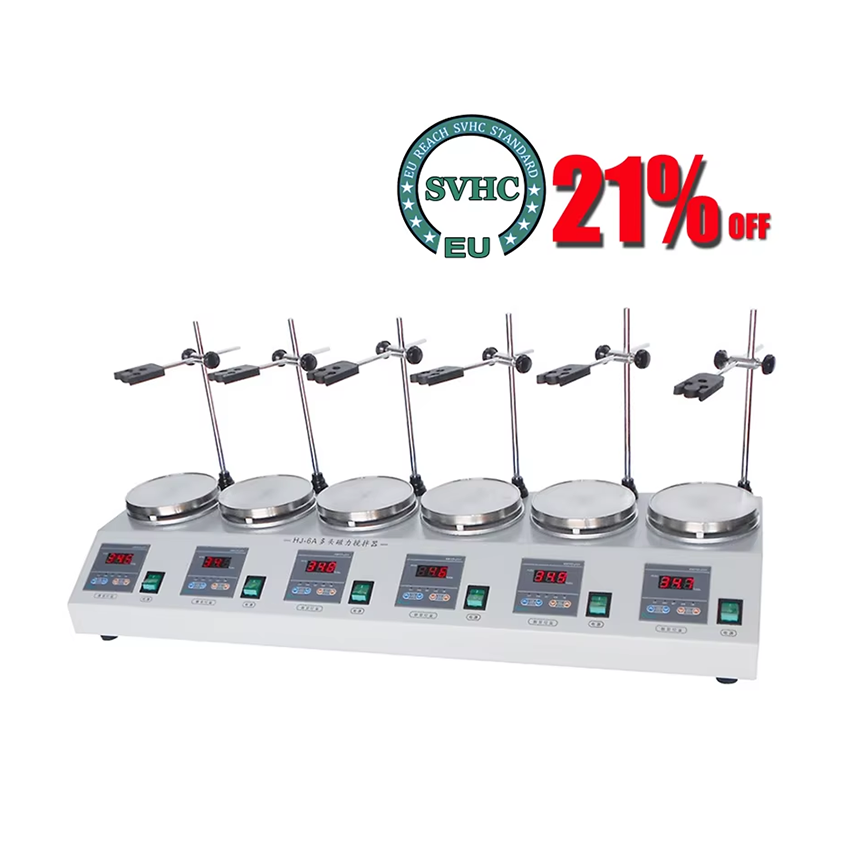 220V 6-head Magnetic Heating S - đánh giá và giá Lab Magnetic Stirrer Hot Plate