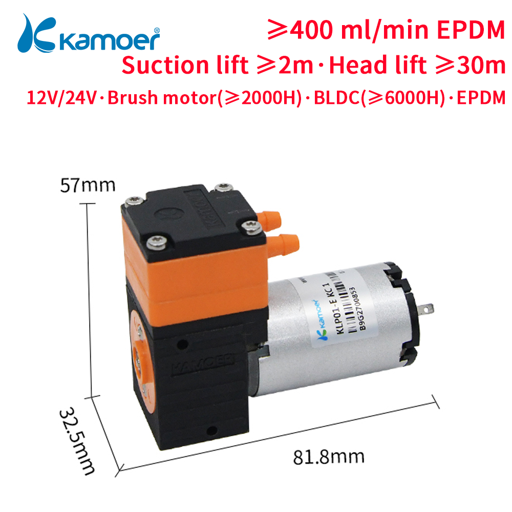 Kamoer 400ml/min KLP01 Mini  H - đánh giá và giá Mini Peristaltic Pump 12V