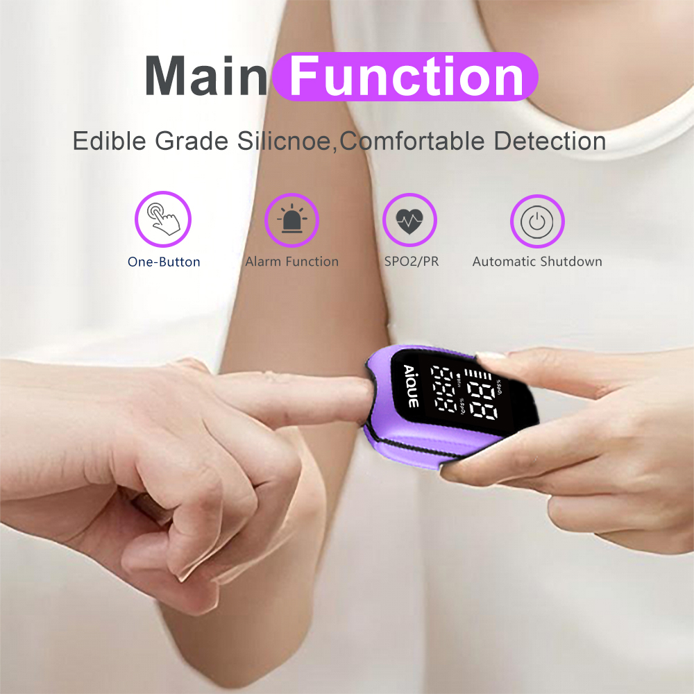 AiQUE Rechargeable Digital Fin - đánh giá và giá Pulse Oximeter Fingertip Rechargeable