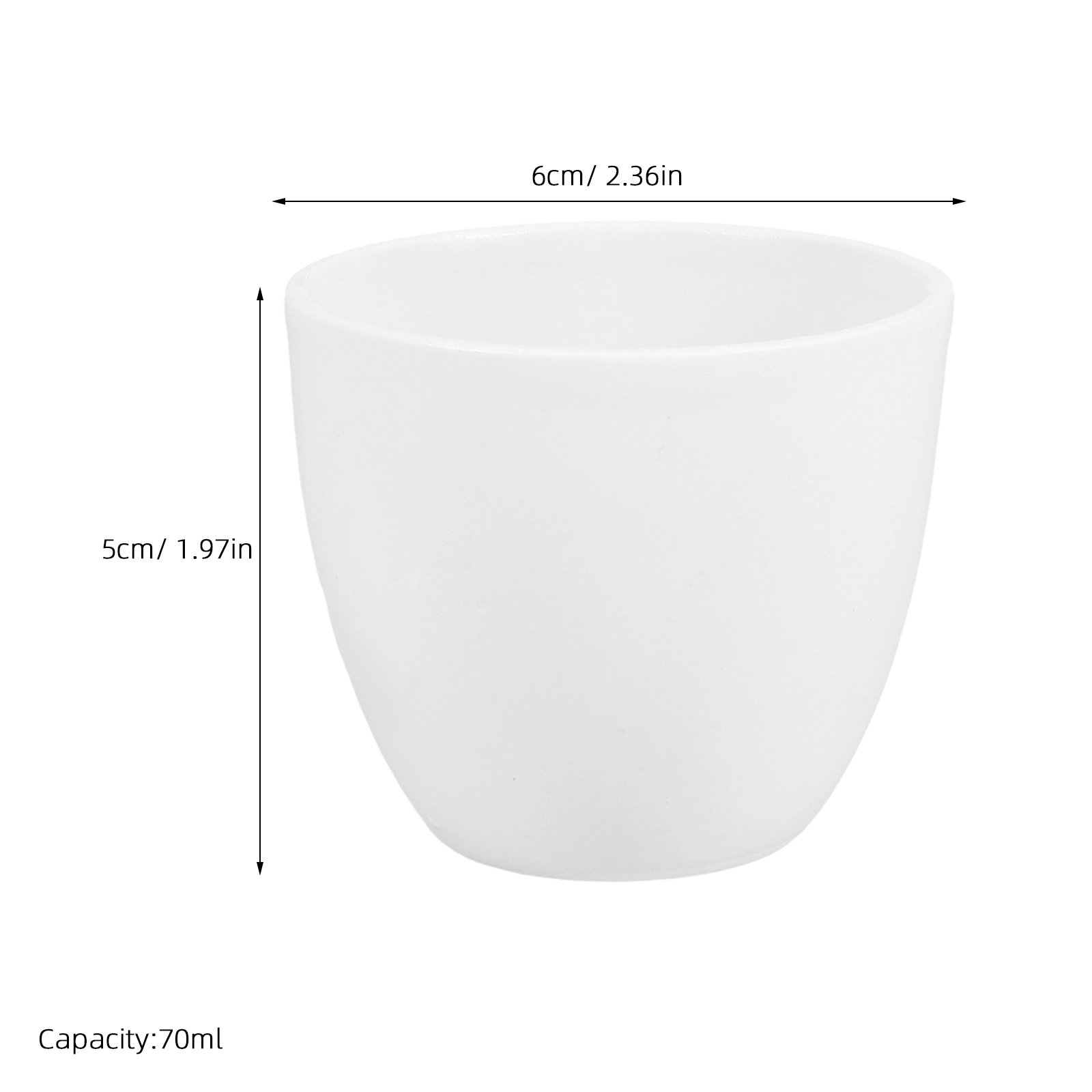 Ceramic Crucible Porcelain 70M - đánh giá và giá Lab Equipment