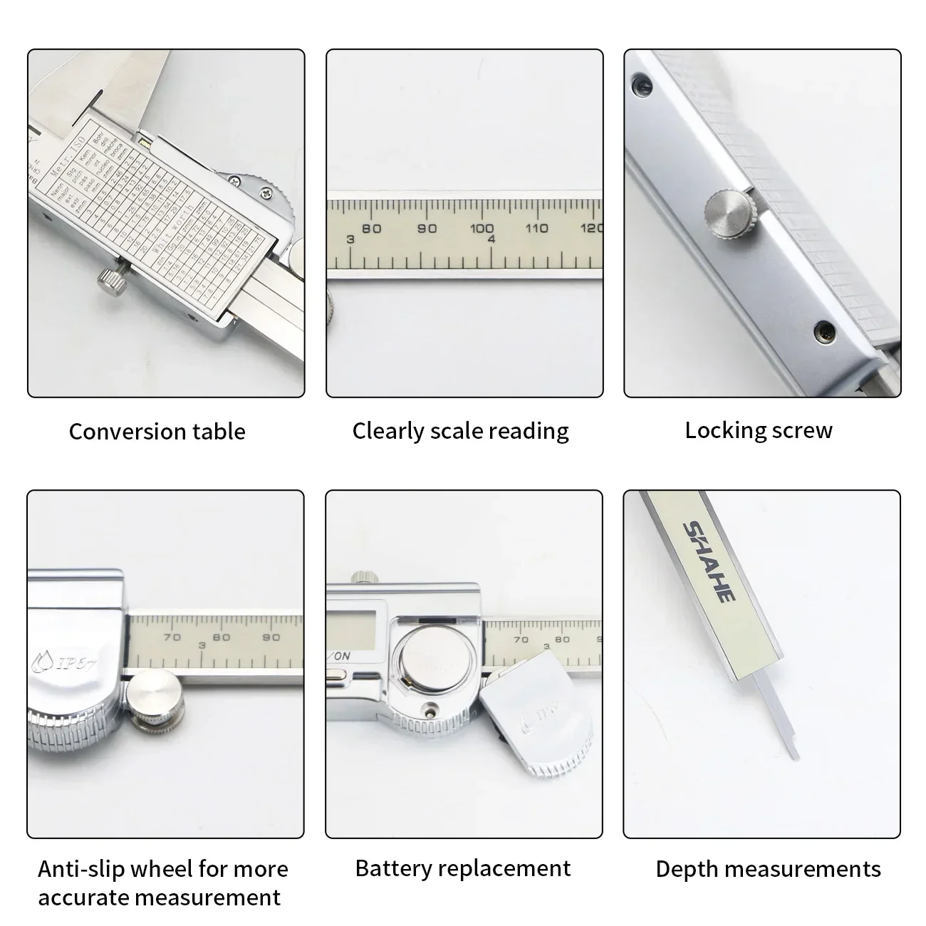 150 Mm IP67 Kỹ Thuật Số Chống  - đánh giá và giá Digital Caliper 150Mm Stainless Steel